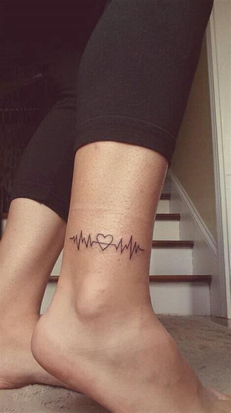 heartbeat with name tattoo|55+ Amazing Heartbeat Tattoo Designs You Should .